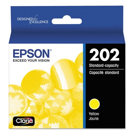 Epson T202420-S (202) Claria Ink, 165 Page-Yield, Yellow T202420-S
